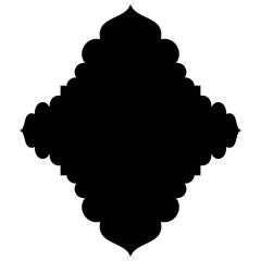 Islamic Label Emblem Shape Glyph Pictogram symbol visual illustration