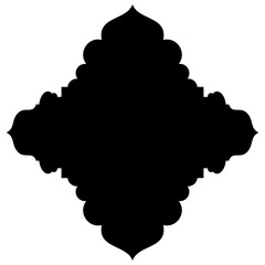 Islamic Label Emblem Shape Glyph Pictogram symbol visual illustration