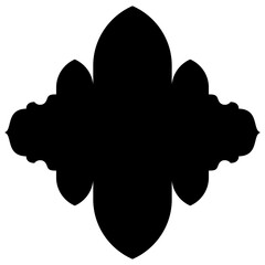 Islamic Label Emblem Shape Glyph Pictogram symbol visual illustration