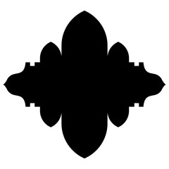 Islamic Label Emblem Shape Glyph Pictogram symbol visual illustration