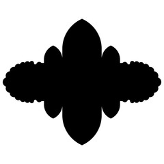 Islamic Label Emblem Shape Glyph Pictogram symbol visual illustration