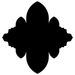 Elegant Visual Illustrations: Iconic Label Emblem Shapes in Turkish, Iranian, Arabic Styles for Eid Banners Label Emblem Shape Glyph Pictogram symbol visual illustration