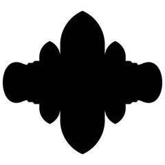 Elegant Visual Illustrations: Iconic Label Emblem Shapes in Turkish, Iranian, Arabic Styles for Eid Banners Label Emblem Shape Glyph Pictogram symbol visual illustration