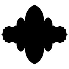 Elegant Visual Illustrations: Iconic Label Emblem Shapes in Turkish, Iranian, Arabic Styles for Eid Banners Label Emblem Shape Glyph Pictogram symbol visual illustration