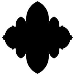 Islamic Label Emblem Shape Glyph Pictogram symbol visual illustration