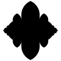 Islamic Label Emblem Shape Glyph Pictogram symbol visual illustration