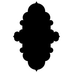 Islamic Label Emblem Shape Glyph Pictogram symbol visual illustration
