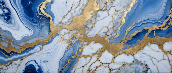 golden luxury blue marble texture background - obrazy, fototapety, plakaty