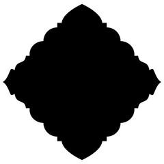 Islamic Label Emblem Shape Glyph Pictogram symbol visual illustration