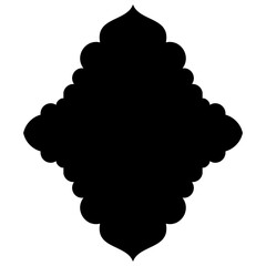 Islamic Label Emblem Shape Glyph Pictogram symbol visual illustration