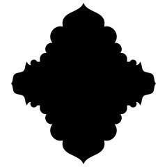 Islamic Label Emblem Shape Glyph Pictogram symbol visual illustration