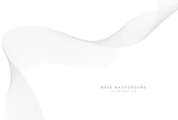 Wavy Lines Abstract Background Design