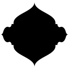Islamic Label Emblem Shape Glyph Pictogram symbol visual illustration
