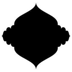 Islamic Label Emblem Shape Glyph Pictogram symbol visual illustration