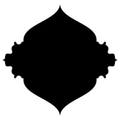 Islamic Label Emblem Shape Glyph Pictogram symbol visual illustration