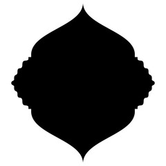 Islamic Label Emblem Shape Glyph Pictogram symbol visual illustration