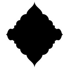 Islamic Label Emblem Shape Glyph Pictogram symbol visual illustration