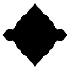Islamic Label Emblem Shape Glyph Pictogram symbol visual illustration