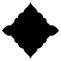 Islamic Label Emblem Shape Glyph Pictogram symbol visual illustration