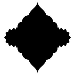 Islamic Label Emblem Shape Glyph Pictogram symbol visual illustration