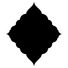 Islamic Label Emblem Shape Glyph Pictogram symbol visual illustration