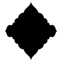 Islamic Label Emblem Shape Glyph Pictogram symbol visual illustration