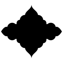 Islamic Label Emblem Shape Glyph Pictogram symbol visual illustration