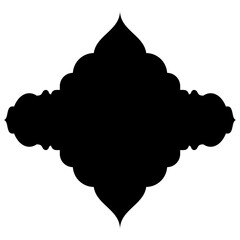 Islamic Label Emblem Shape Glyph Pictogram symbol visual illustration
