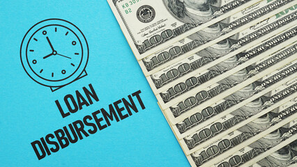Loan Disbursement is shown using the text
