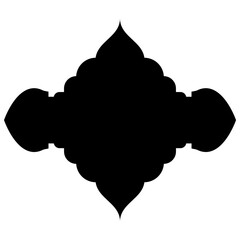 Islamic Label Emblem Shape Glyph Pictogram symbol visual illustration