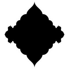 Islamic Label Emblem Shape Glyph Pictogram symbol visual illustration