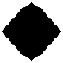 Islamic Label Emblem Shape Glyph Pictogram symbol visual illustration