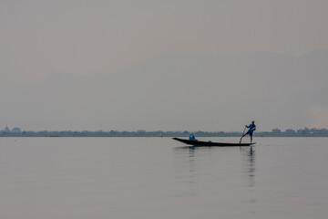 Fototapeta na wymiar Inle Lake, Shan Hills, Shan State, Myanmar
