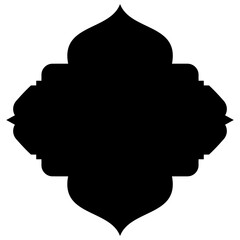 Islamic Label Emblem Shape Glyph Pictogram symbol visual illustration