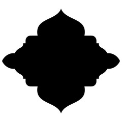 Islamic Label Emblem Shape Glyph Pictogram symbol visual illustration