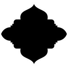 Islamic Label Emblem Shape Glyph Pictogram symbol visual illustration