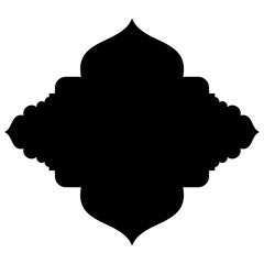 Islamic Label Emblem Shape Glyph Pictogram symbol visual illustration