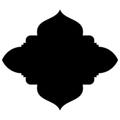 Islamic Label Emblem Shape Glyph Pictogram symbol visual illustration