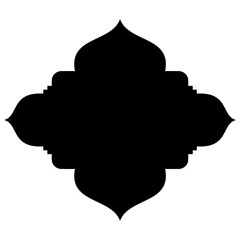 Islamic Label Emblem Shape Glyph Pictogram symbol visual illustration