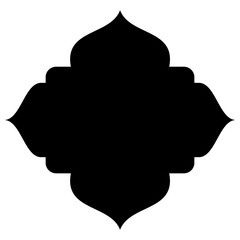 Islamic Label Emblem Shape Glyph Pictogram symbol visual illustration