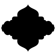 Islamic Label Emblem Shape Glyph Pictogram symbol visual illustration