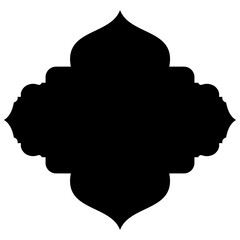 Islamic Label Emblem Shape Glyph Pictogram symbol visual illustration