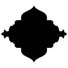 Islamic Label Emblem Shape Glyph Pictogram symbol visual illustration