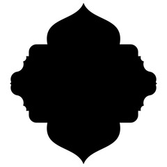 Islamic Label Emblem Shape Glyph Pictogram symbol visual illustration