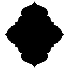 Islamic Label Emblem Shape Glyph Pictogram symbol visual illustration