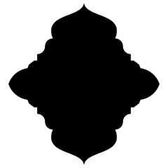 Islamic Label Emblem Shape Glyph Pictogram symbol visual illustration