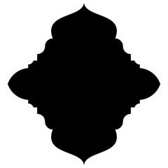 Islamic Label Emblem Shape Glyph Pictogram symbol visual illustration