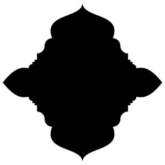 Islamic Label Emblem Shape Glyph Pictogram symbol visual illustration