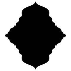 Islamic Label Emblem Shape Glyph Pictogram symbol visual illustration