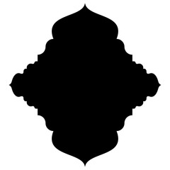 Islamic Label Emblem Shape Glyph Pictogram symbol visual illustration